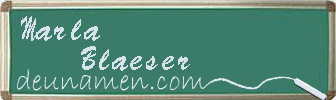 Marla Blaeser Visitenkarte